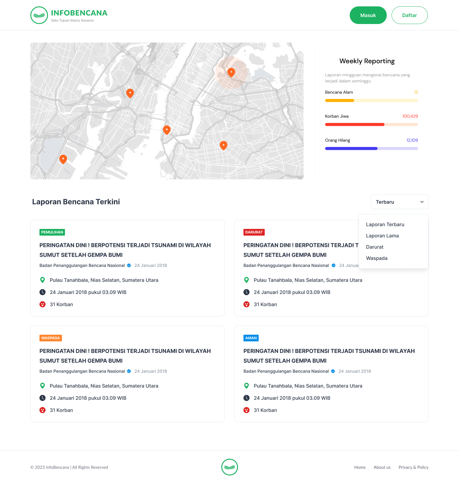 Lobby Padel Project Screenshot